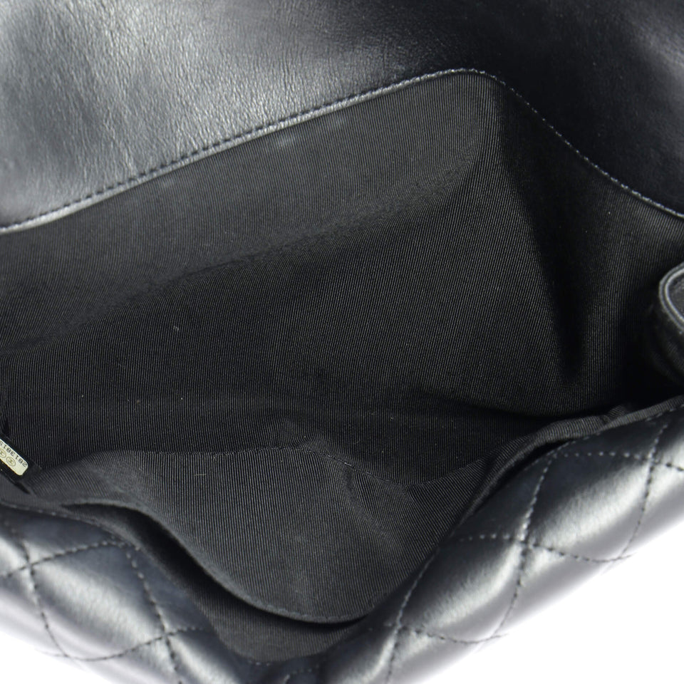 Triple Flap Bag Quilted Calfskin Medium