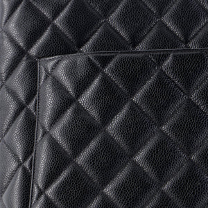 Medallion Tote Quilted Caviar