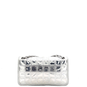 Ice Cube Flap Bag Quilted Vinyl