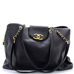 Vintage Supermodel Weekender Bag Caviar Large