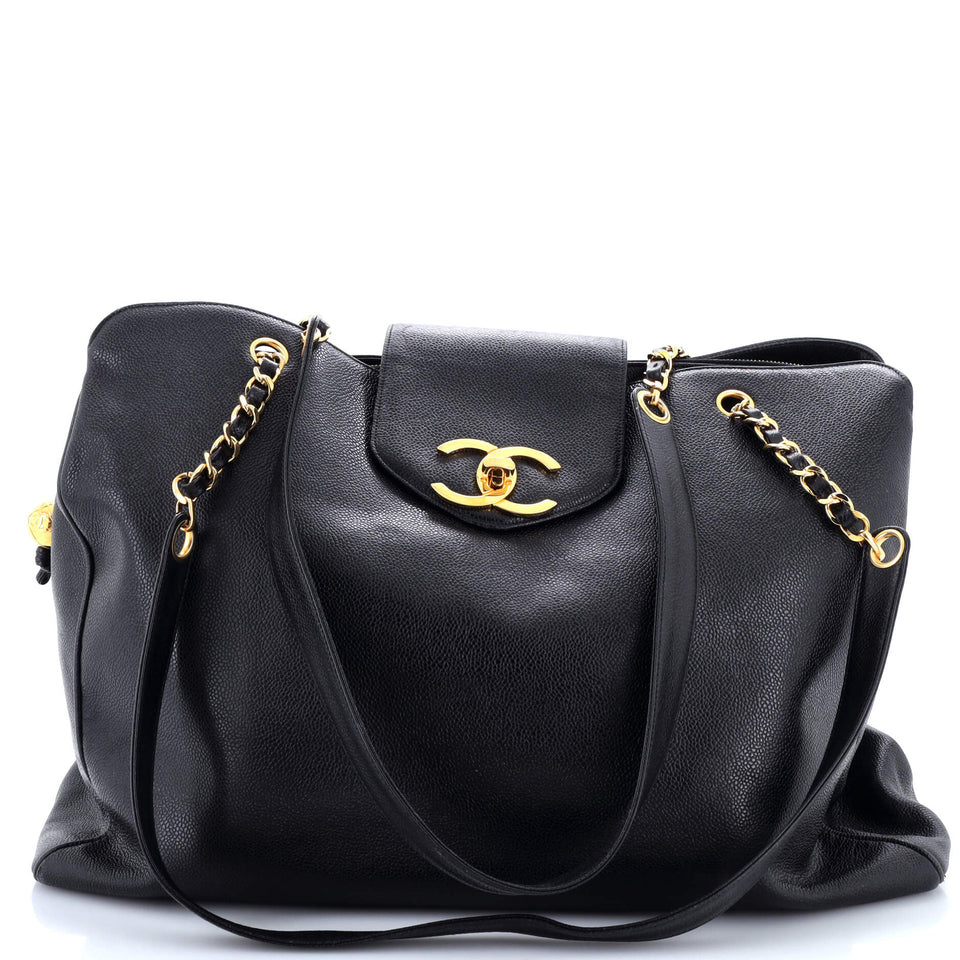 Vintage Supermodel Weekender Bag Caviar Large
