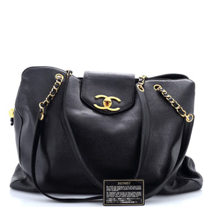 Vintage Supermodel Weekender Bag Caviar Large