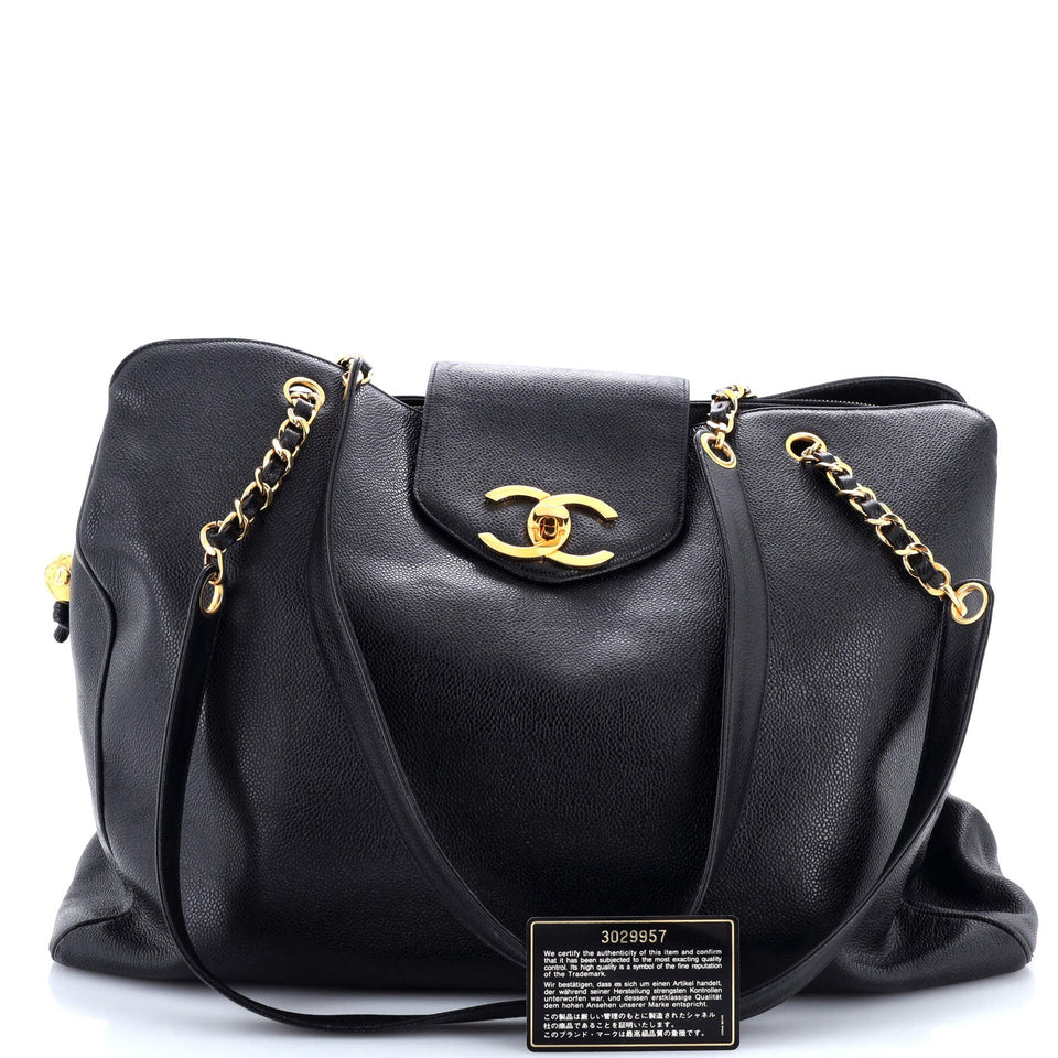 Vintage Supermodel Weekender Bag Caviar Large