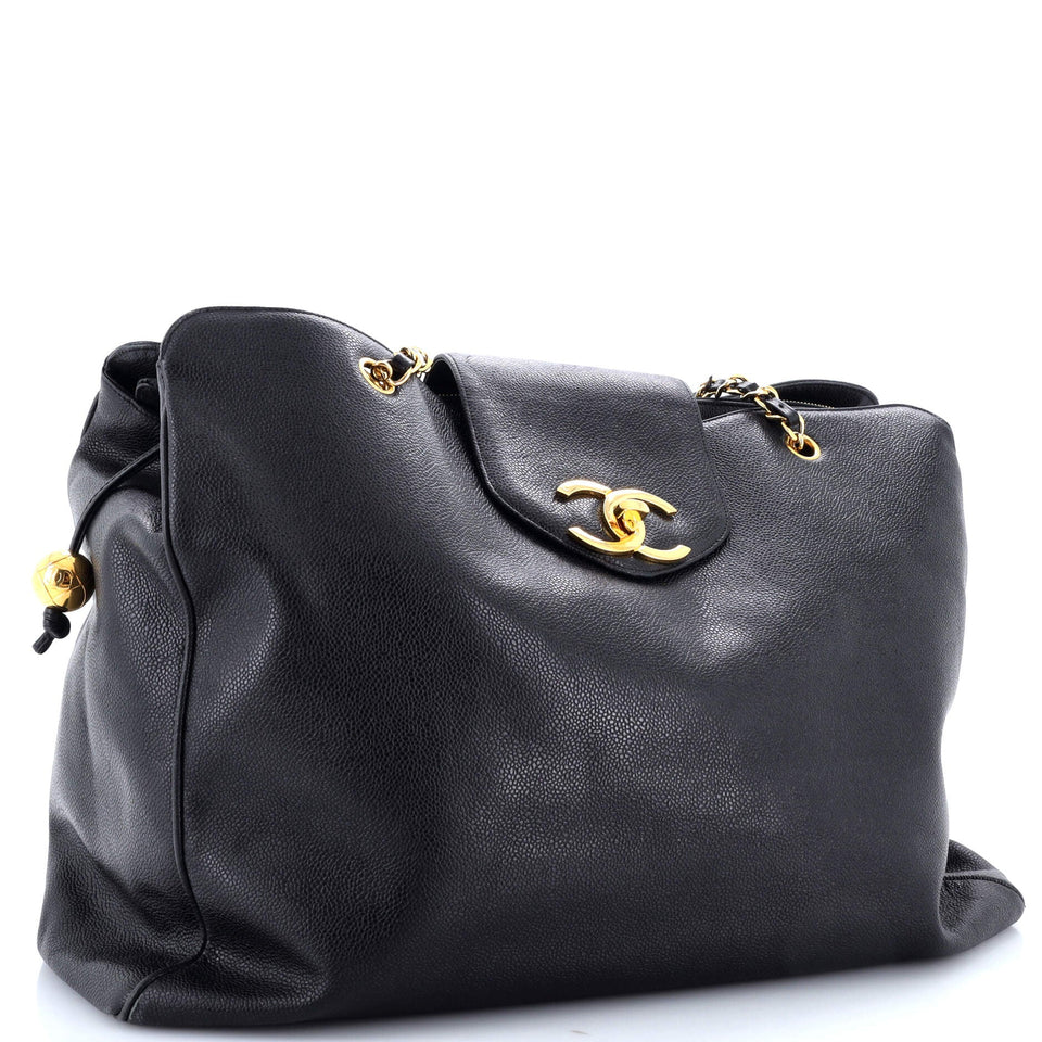 Vintage Supermodel Weekender Bag Caviar Large