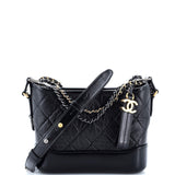 Gabrielle Hobo Quilted Aged Calfskin Small