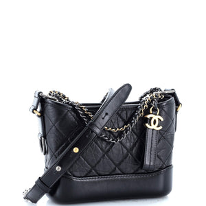 Gabrielle Hobo Quilted Aged Calfskin Small