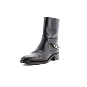 Women's CC Chain Ankle Boots Leather