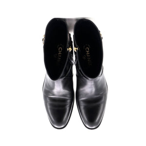 Women's CC Chain Ankle Boots Leather
