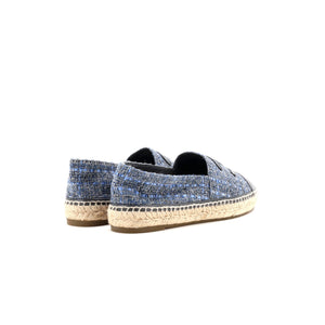 Women's CC Cap Toe Espadrilles Tweed with Leather
