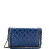 Chain Around Boy Wallet on Chain Quilted Lambskin