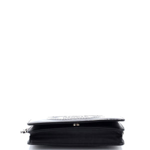 CC Wallet on Chain Strass Embellished Patent