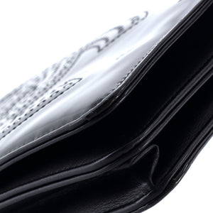 CC Wallet on Chain Strass Embellished Patent