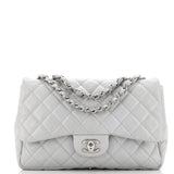 Classic Single Flap Bag Quilted Caviar Jumbo