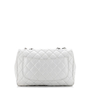 Classic Single Flap Bag Quilted Caviar Jumbo