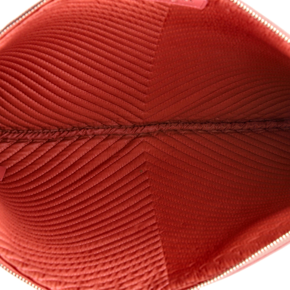 Boy O Case Clutch Chevron Lambskin Large