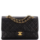 Vintage Classic Double Flap Bag Quilted Lambskin Medium