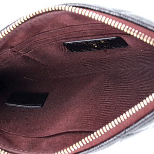 O Case Clutch Quilted Caviar Small