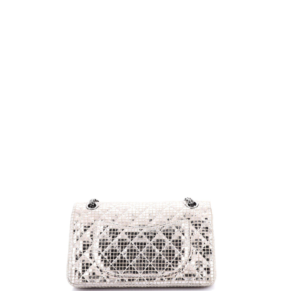 Mirror Reissue 2.55 Flap Bag Quilted Suede with Calfskin 225