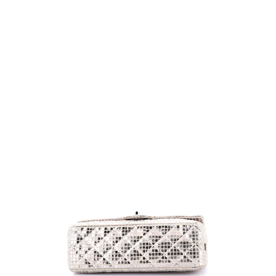 Mirror Reissue 2.55 Flap Bag Quilted Suede with Calfskin 225