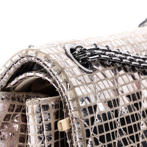 Mirror Reissue 2.55 Flap Bag Quilted Suede with Calfskin 225