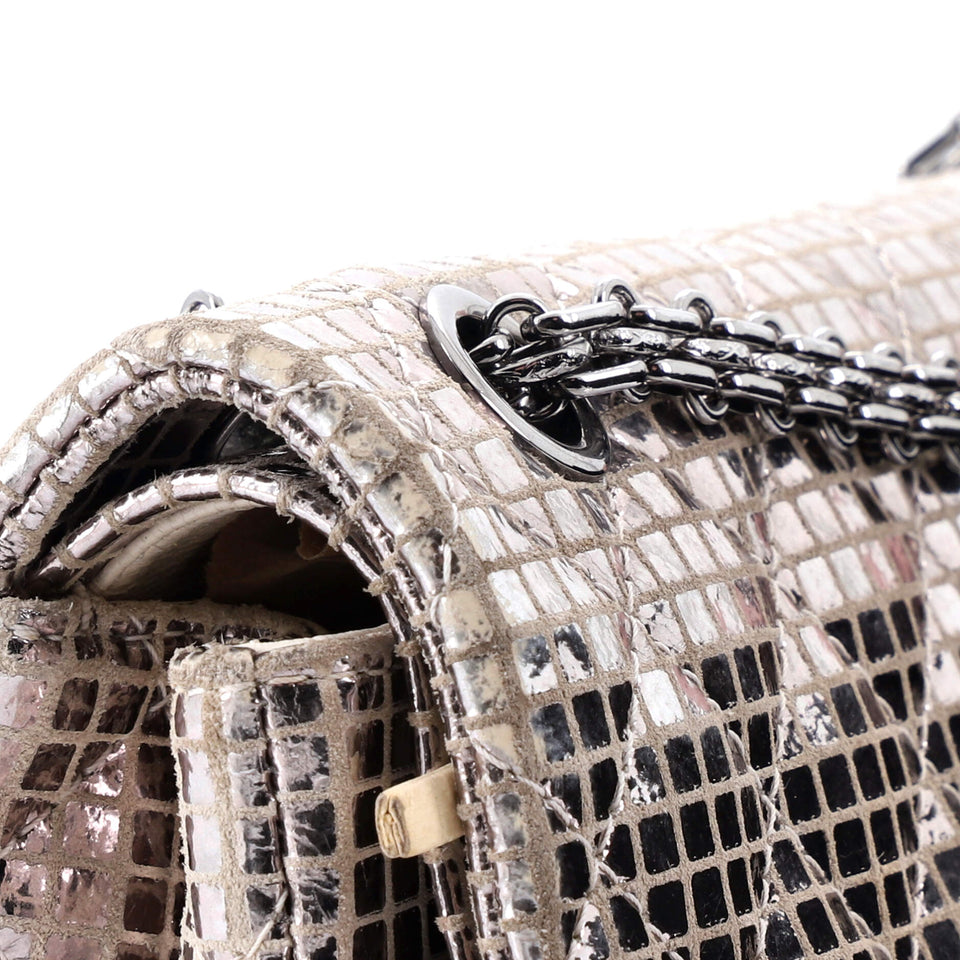 Mirror Reissue 2.55 Flap Bag Quilted Suede with Calfskin 225