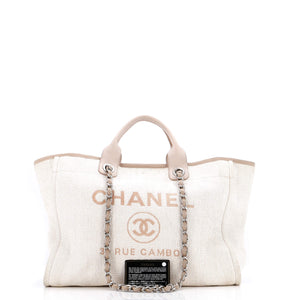 Deauville Tote Striped Mixed Fibers Medium