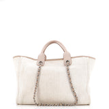 Deauville Tote Striped Mixed Fibers Medium