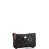 Classic O Case Pouch Quilted Caviar Mini