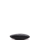 Classic O Case Pouch Quilted Caviar Mini
