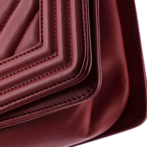 Boy Flap Bag Chevron Lambskin Old Medium