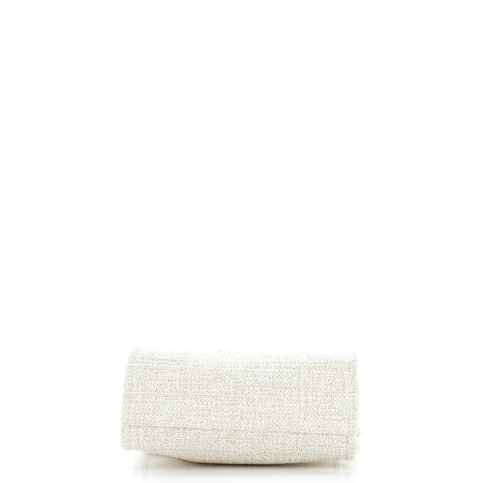 North South Deauville Tote Raffia with Glitter Detail Small