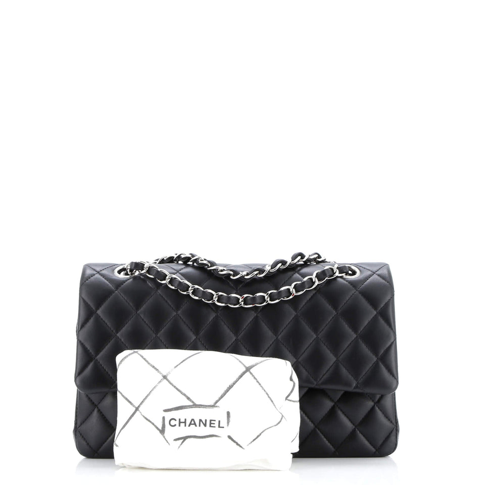 Classic Double Flap Bag Quilted Lambskin Medium