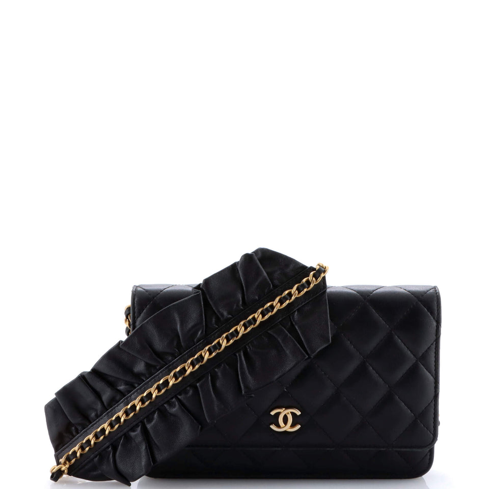 Romance Wallet on Chain Quilted Lambskin