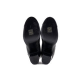 Women's CC Cap Toe Mary Jane Pumps Leather with Grosgrain