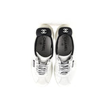 Women's CC Low-Top Flat Runner Sneakers Leather