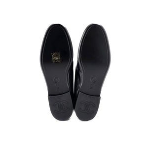 Women's CC Mocassin Loafers Leather with Metal