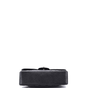 Classic Double Flap Bag Quilted Caviar Small