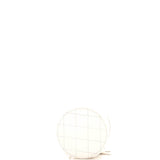 CC Round Vanity Case with Chain Quilted Lambskin Mini