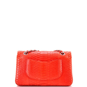 Classic Double Flap Bag Python Medium
