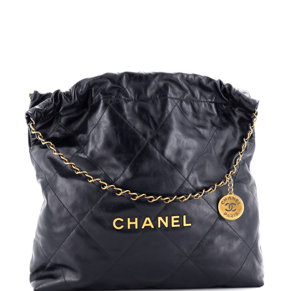 22 Chain Hobo Quilted Calfskin Medium