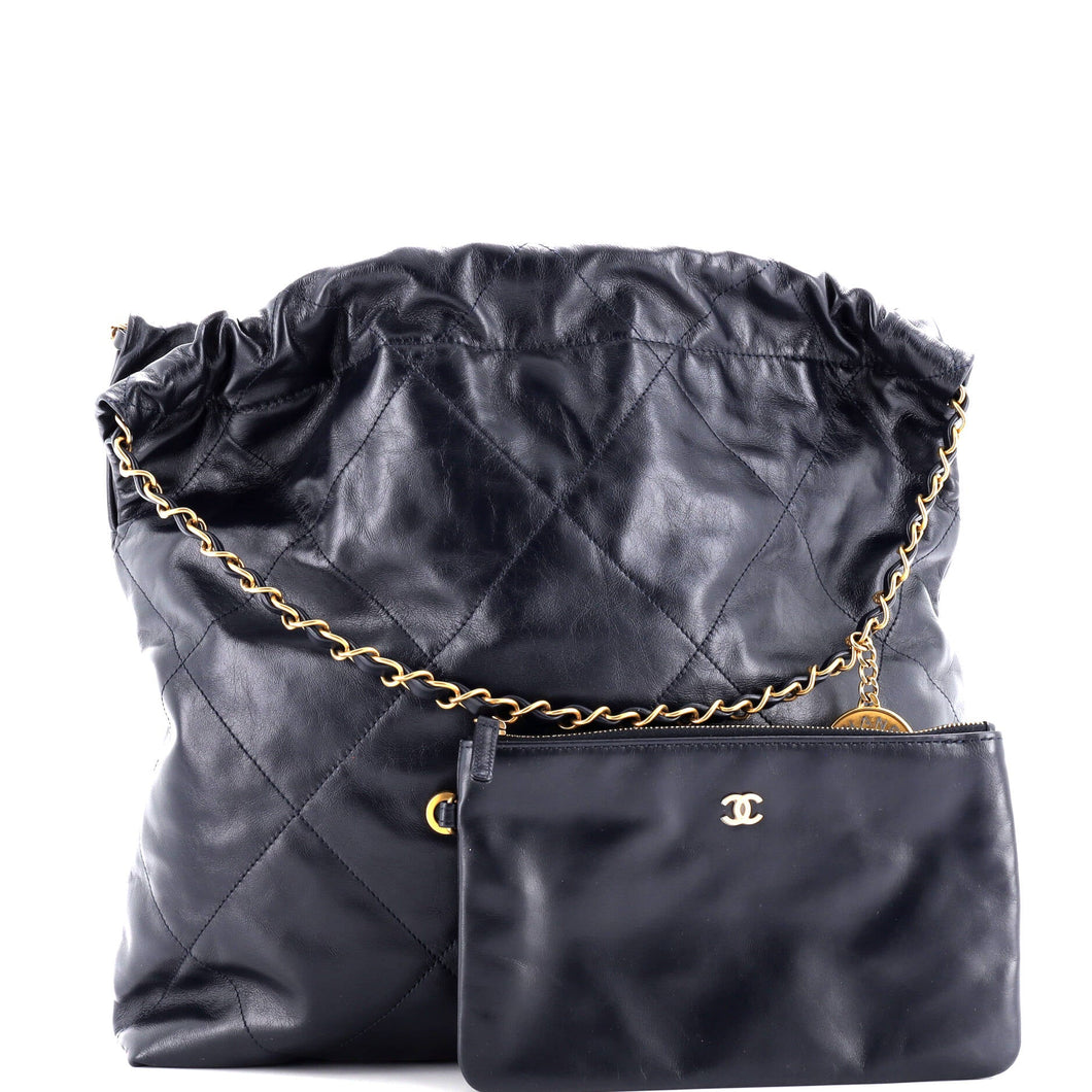 22 Chain Hobo Quilted Calfskin Medium