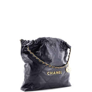22 Chain Hobo Quilted Calfskin Medium