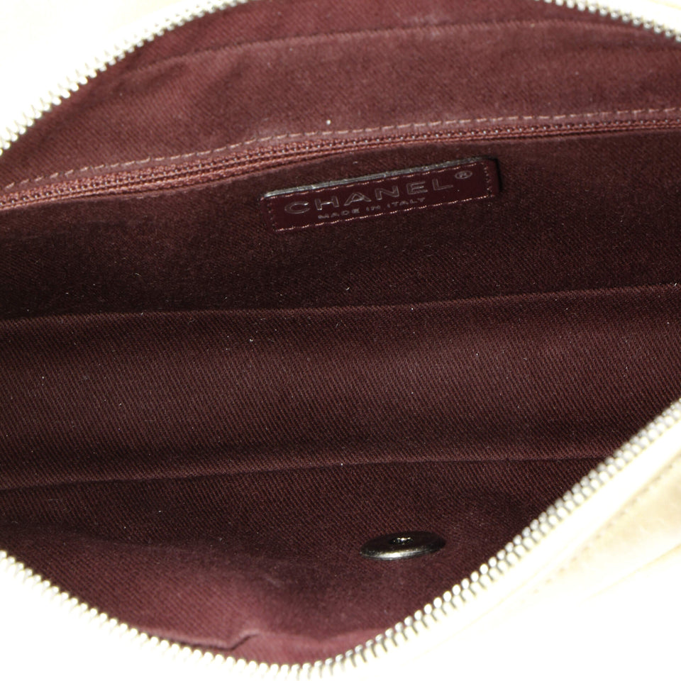 Duo Color Flap Bag Quilted Glazed Calfskin Medium