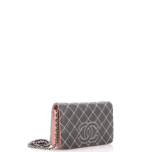 Timeless Wallet on Chain Stitched Caviar
