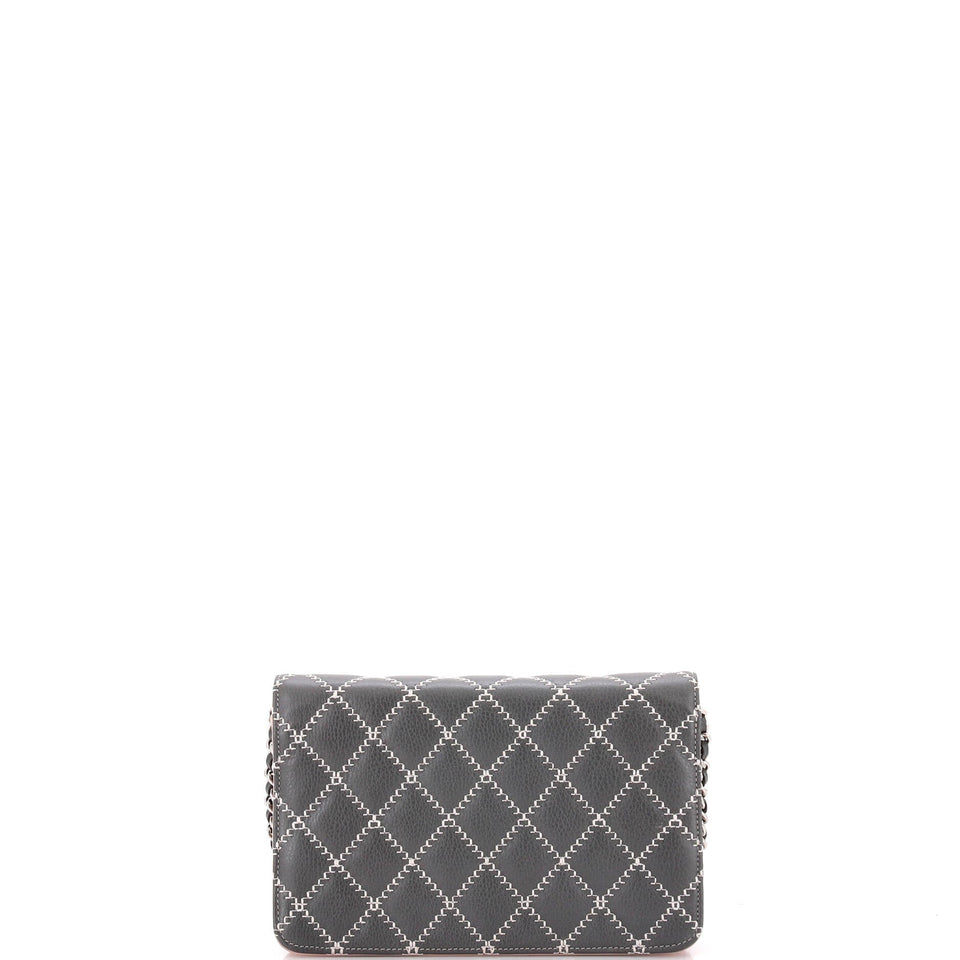 Timeless Wallet on Chain Stitched Caviar