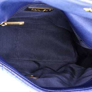 19 Flap Bag Quilted Leather Medium