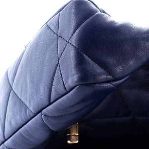 19 Flap Bag Quilted Leather Medium