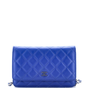 Wallet on Chain Quilted Lambskin