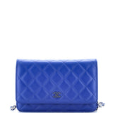 Wallet on Chain Quilted Lambskin