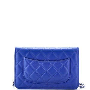 Wallet on Chain Quilted Lambskin